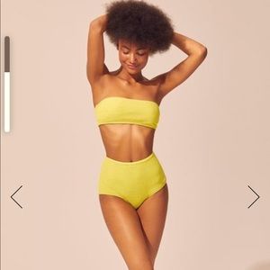 Solid and Striped violet bottom